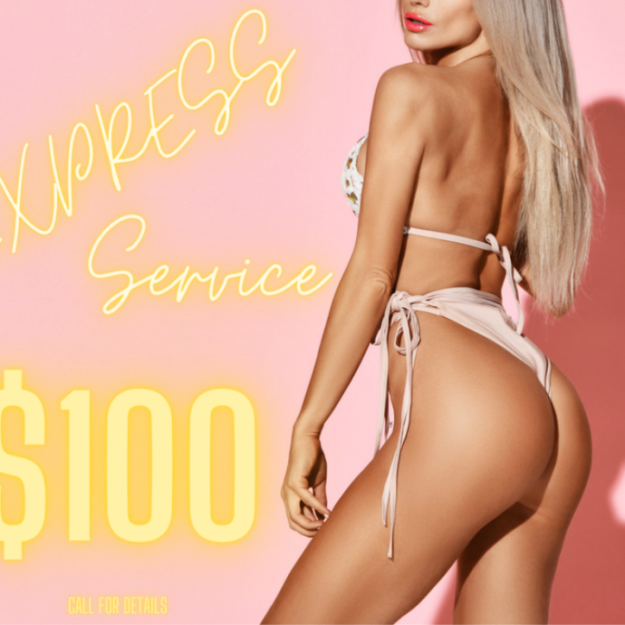 Tuesday Special…….. 15XXX $100  or 20min$150 full service!
